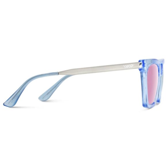 WMP EYEWEAR SUNGLASSES Sophia | Polarized × Crystal Arctic Blue / Mirror Pink - Picture 5 of 6
